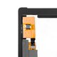 Дисплей для Asus ZenPad 10 Z300CNL, ZenPad 10 Z300M, білий, жовтий шлейф, без рамки, Сopy, #FT5826SMW/TV101WXM-NU1 Прев'ю 1