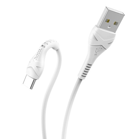 USB кабель Hoco X37, USB тип-C, USB тип-A, 100 см, 3 A, білий, #6931474710512 Прев'ю 1