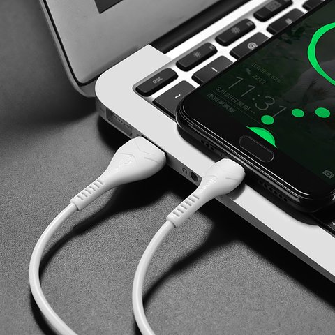 USB кабель Hoco X37, USB тип-C, USB тип-A, 100 см, 3 A, білий, #6931474710512 Прев'ю 2