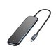 USB-хаб Baseus Multi-functional HUB, USB тип-C, USB 3.0 тип-A, HDMI, серый, 5 портов, #CAHUB-RT0G Превью 2