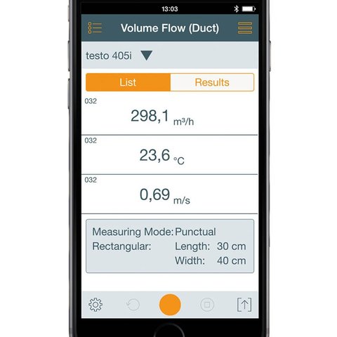 Цифровой термоанемометр testo 405i Превью 5