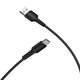 USB кабель Borofone BX16, USB тип-C, USB тип-A, 100 см, 2 A, чорний, #6957531099475 Прев'ю 1