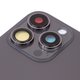 Задняя панель корпуса для iPhone 13 Pro, серая, со стеклом камеры, Graphite, small hole Превью 1