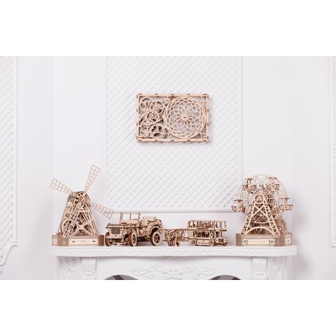 Wooden Mechanical 3D Puzzle Wooden.City Kinetic Picture Preview 7
