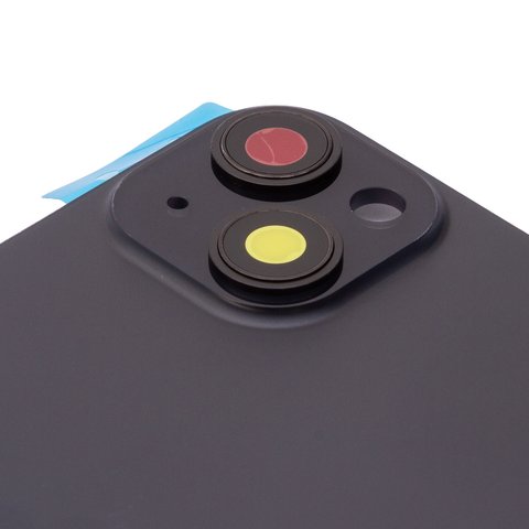 Housing Back Cover compatible with iPhone 15 Plus, (black, with camera lens, Original (PRC)) Preview 1
