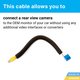 Reverse Camera Cable 12 pin for Seat Leon, Skoda Octavia, Volkswagen Beetle, Caddy, Golf, Passat, Polo, Tiguan Preview 1
