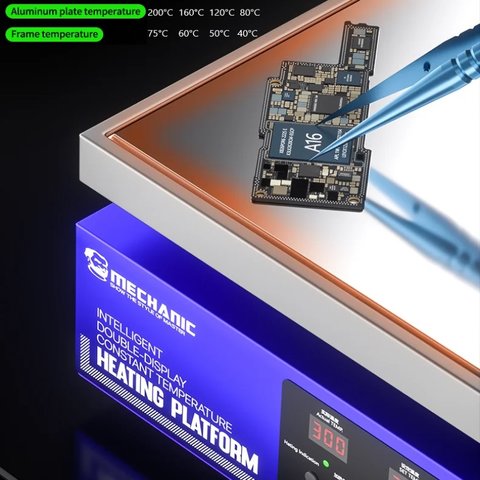 Preheating Platform Mechanic HT-34, (for motherboards repairing, 40*30cm, 0-300°С, 1200W) Preview 2