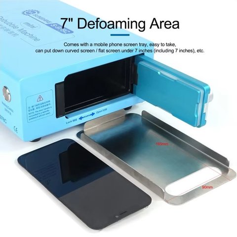 Dispositivo para pegar módulos de pantallas Sunshine S-978C Mini, sirve para las pantallas de hasta 7" Vista previa  1