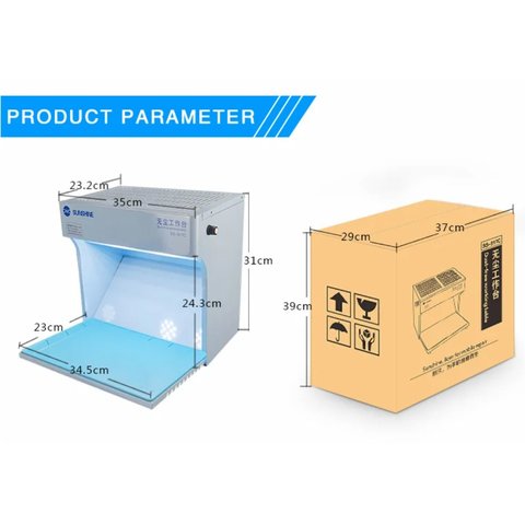 Пилозахисна камера Sunshine SS-917C, з підсвіткою, з вентилятором Прев'ю 3