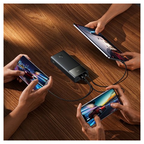 Power bank Baseus Star-Lord Digital, 30000 мАч, 30 Вт, черный, Power Delivery (PD), #P10022905113-00 Превью 1