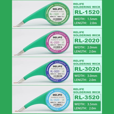 Лента-оплетка RELIFE RL-3020, (Ш) 3,0 мм, (Д) 2 м Превью 6