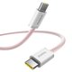 USB кабель Baseus Dynamic 4, 2xUSB тип-C, 100 см, 100 Вт, розовый, в нейлоновой оплетке, #P10381400411-00 Превью 1