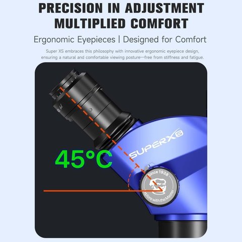 Микроскоп Mechanic Super XS-DVS-1, тринокулярный, 6,7X-45X Превью 6