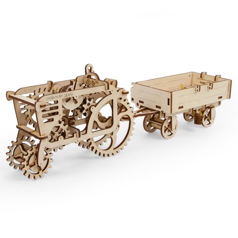 Механічний 3D-пазл UGEARS Причіп Прев'ю 1