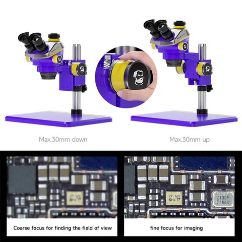 Мікроскоп Mechanic MIC3-B11, тринокулярний, 7-50X Прев'ю 5