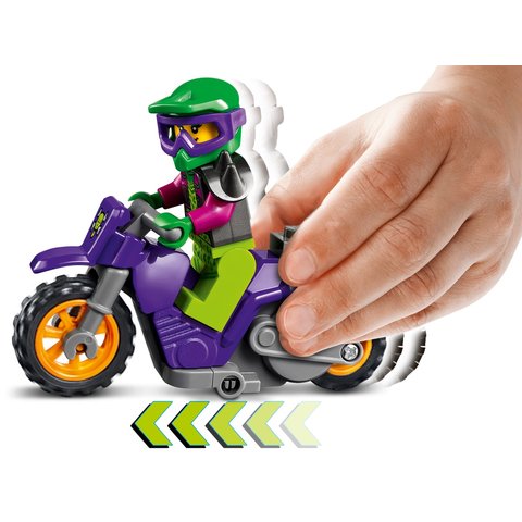 Конструктор LEGO City Каскадерский мотоцикл для вставания дыбом (60296) Превью 4